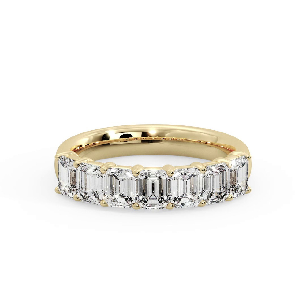 360 degree view of Mae 7 Stone Diamond Band