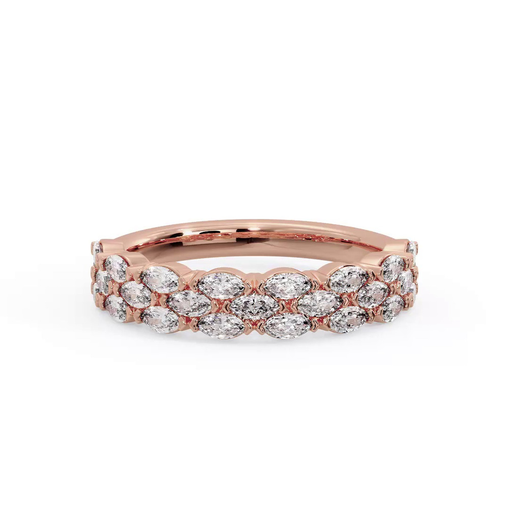 360 degree view of Helena Lab Diamond Anniversary Band