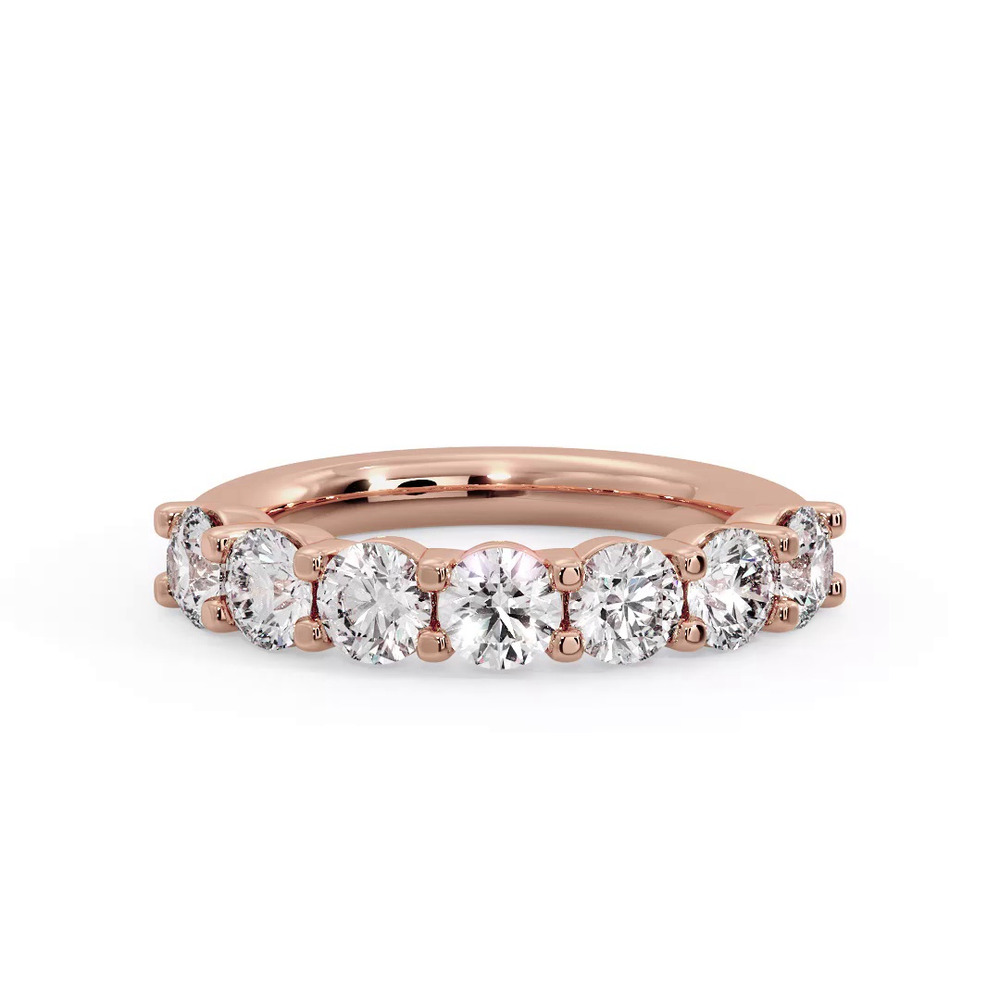 360 degree view of Bonnie 7 Stone Lab Diamond Band