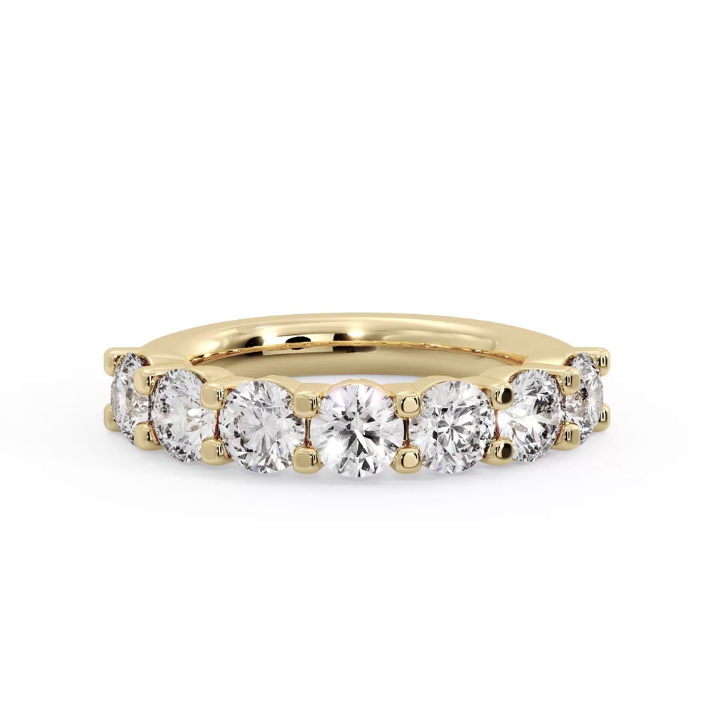 360 degree view of Mylah 7 Stone Diamond Band