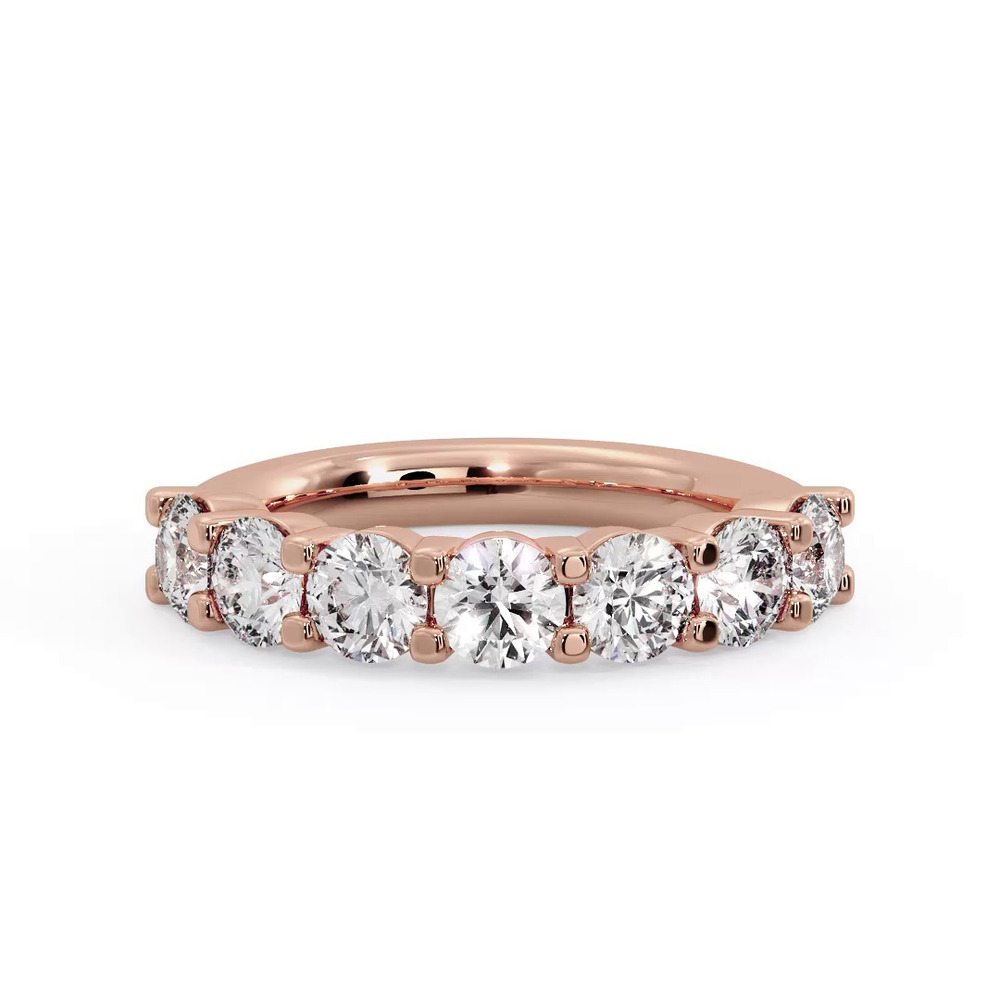 360 degree view of Mylah 7 Stone Lab Diamond Band