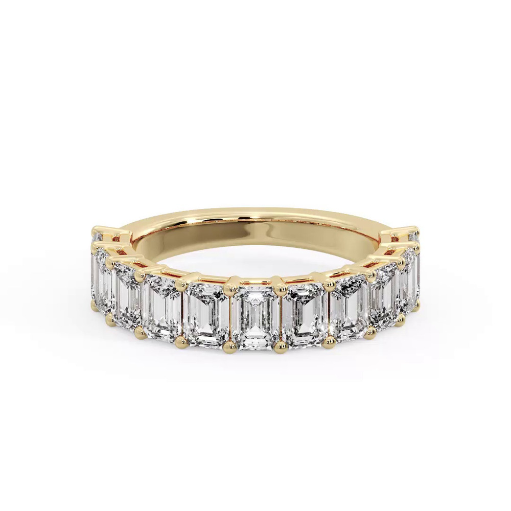 360 degree view of Monroe 11 Stone Shared Prong Anniversary Band