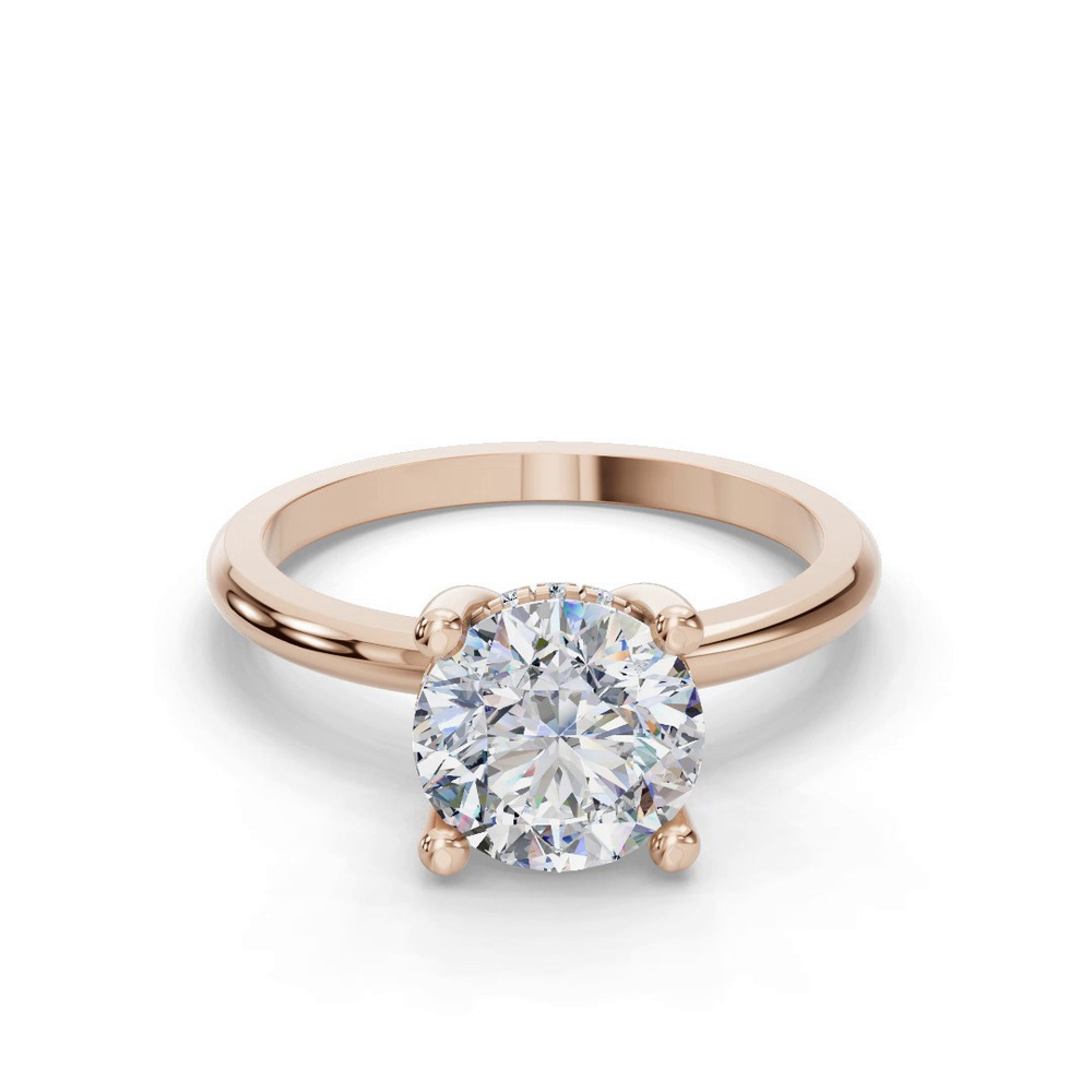 360 degree view of Savannah Hidden Halo Engagement Ring