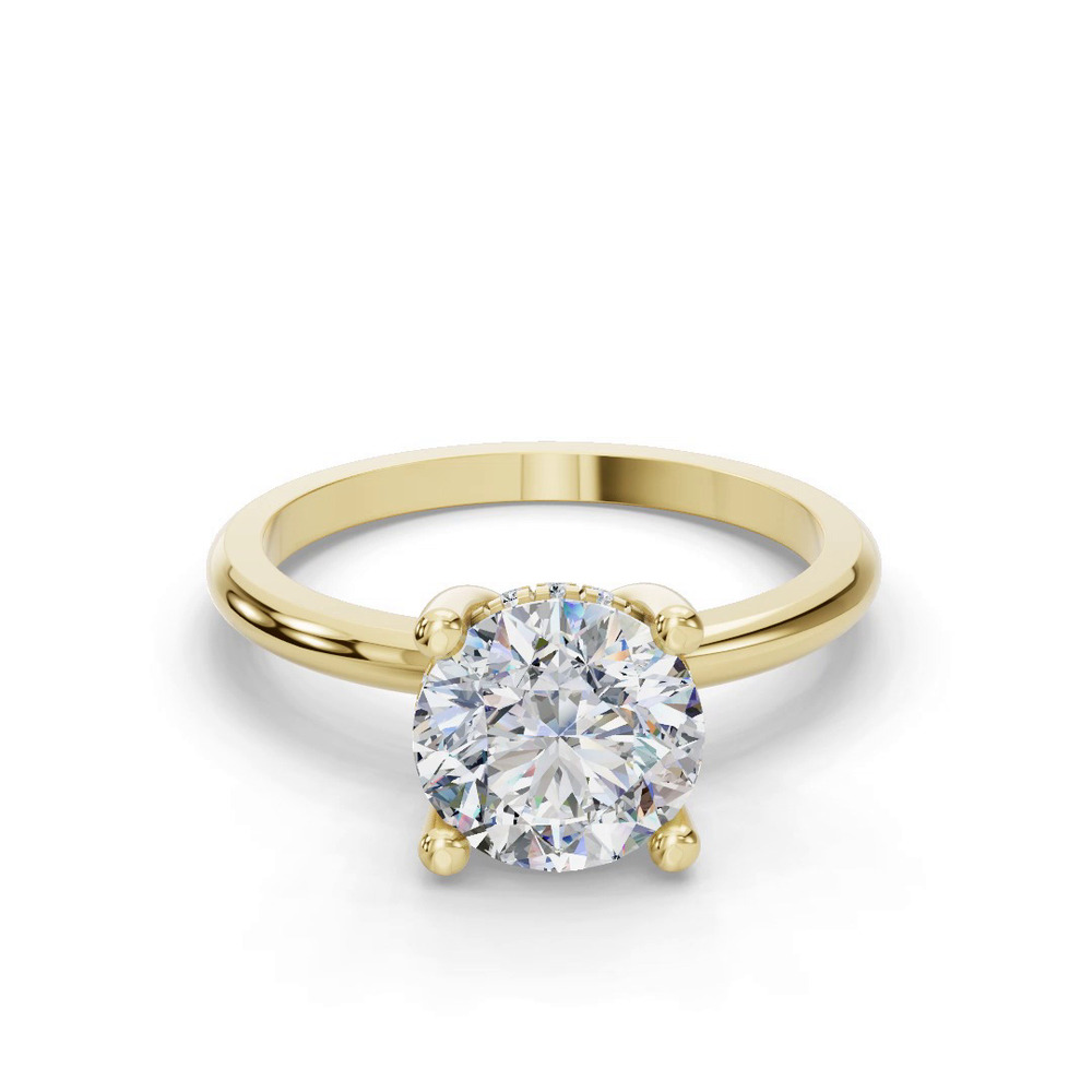 360 degree view of Savannah Hidden Halo Engagement Ring