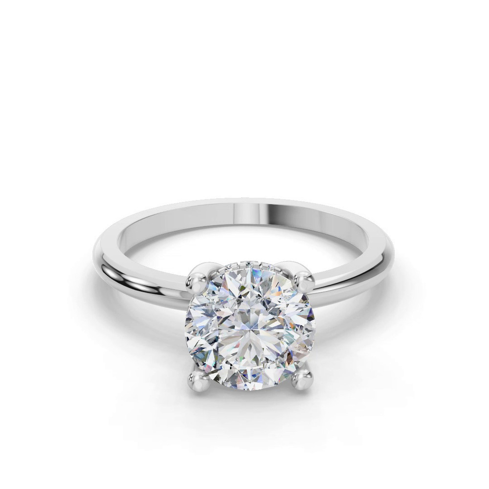 360 degree view of Savannah Hidden Halo Engagement Ring