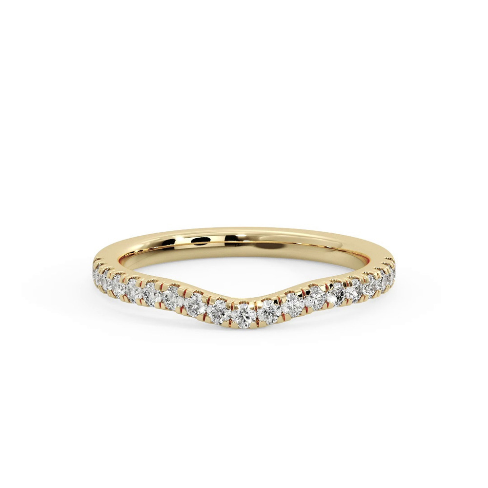 360 degree view of Arianna Pave Band