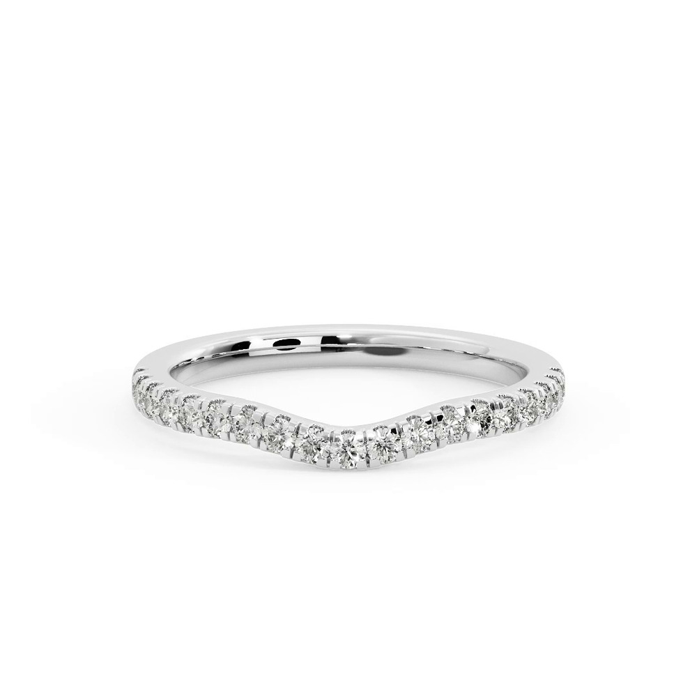 360 degree view of Arianna Pave Band
