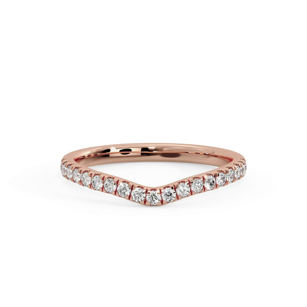 360 degree view of Iris Pave Band