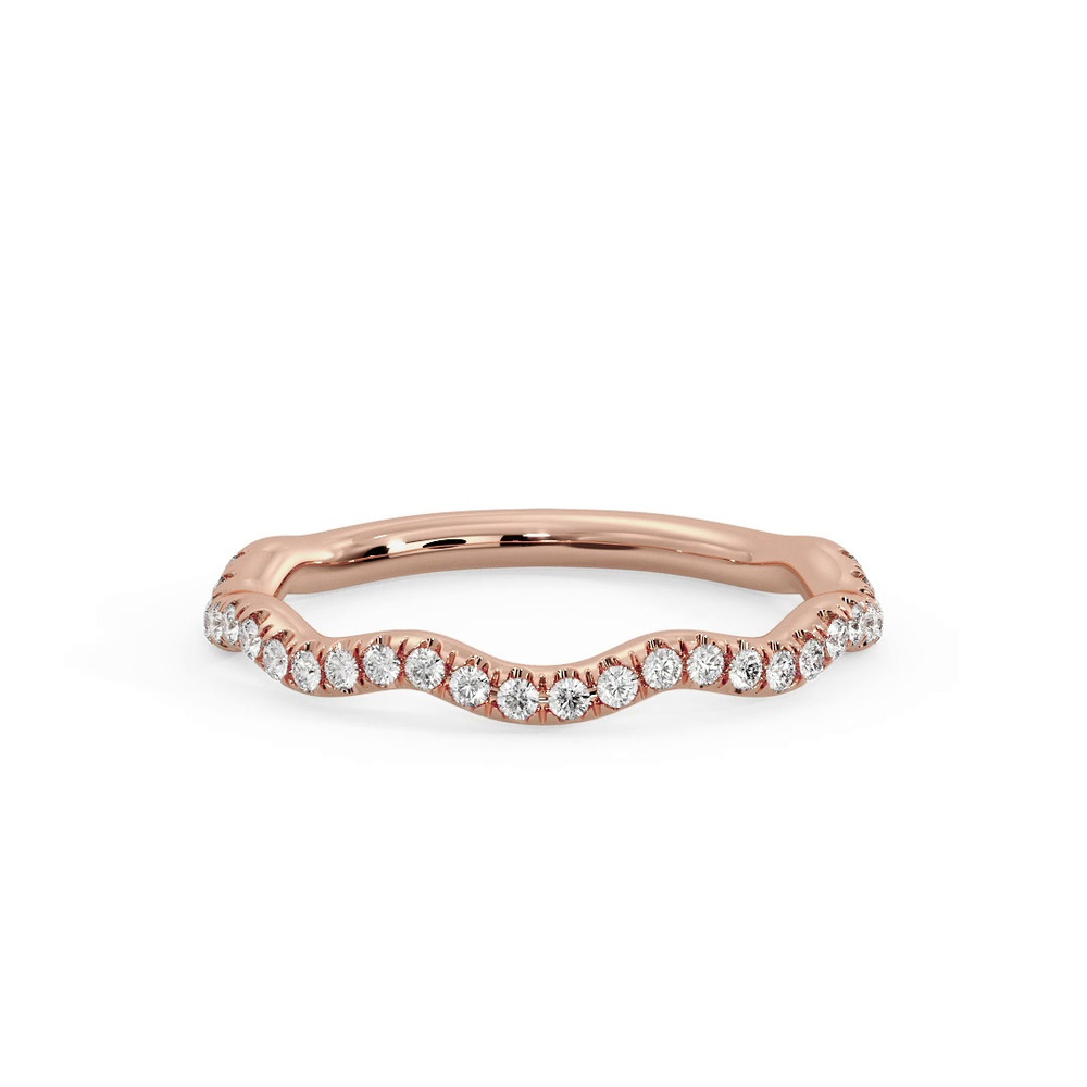 360 degree view of Sloane Pave Band