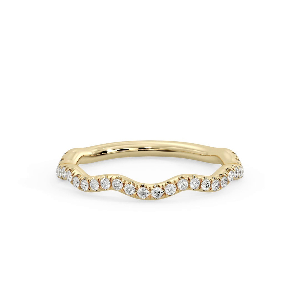 360 degree view of Sloane Pave Band