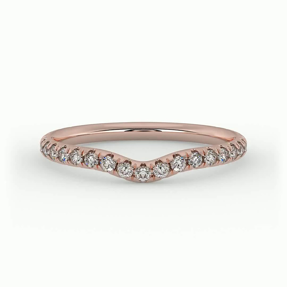 360 degree view of Chloe Pave Band