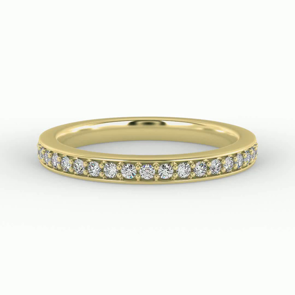 360 degree view of Aria Pave Band