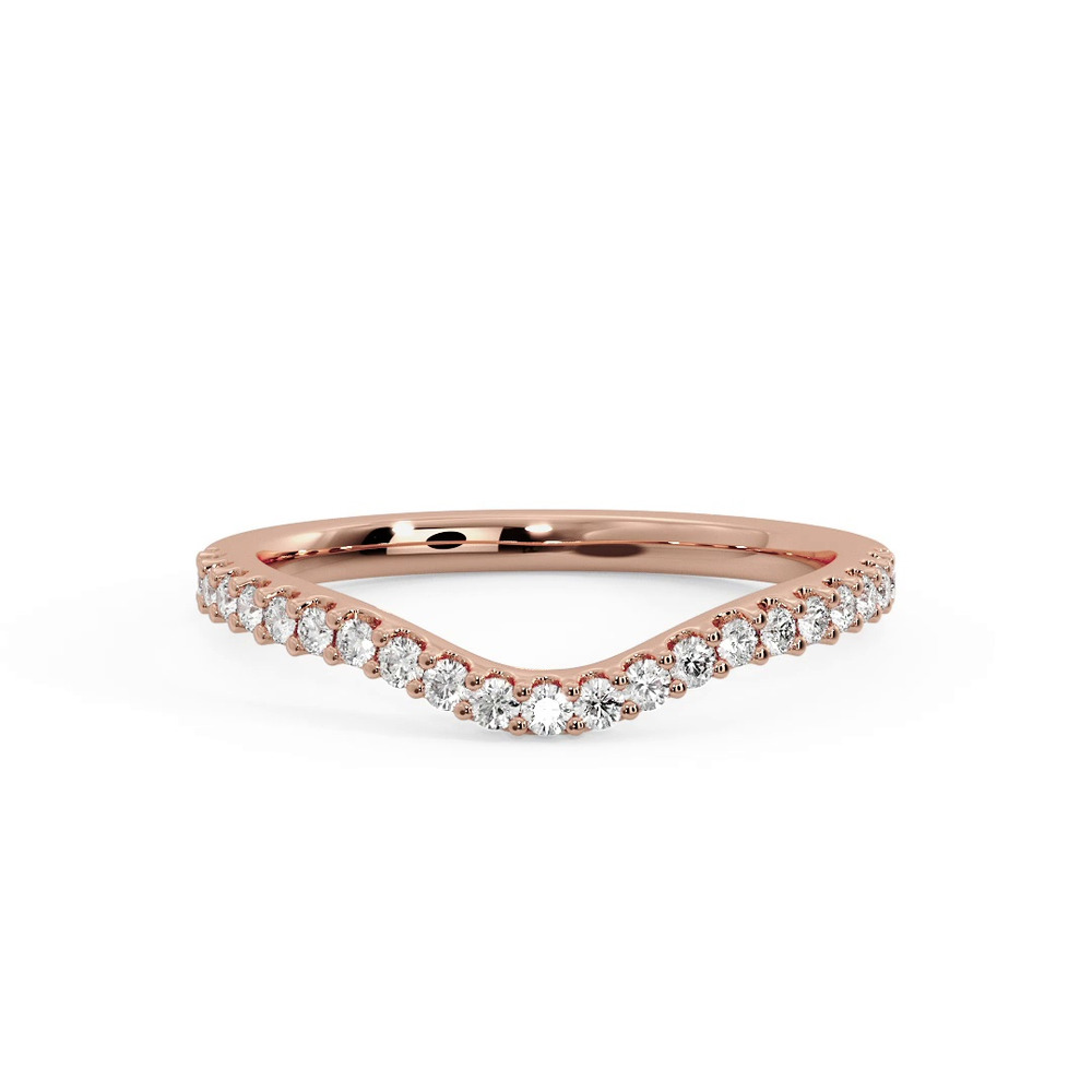 360 degree view of Gwendolyn Pave Band