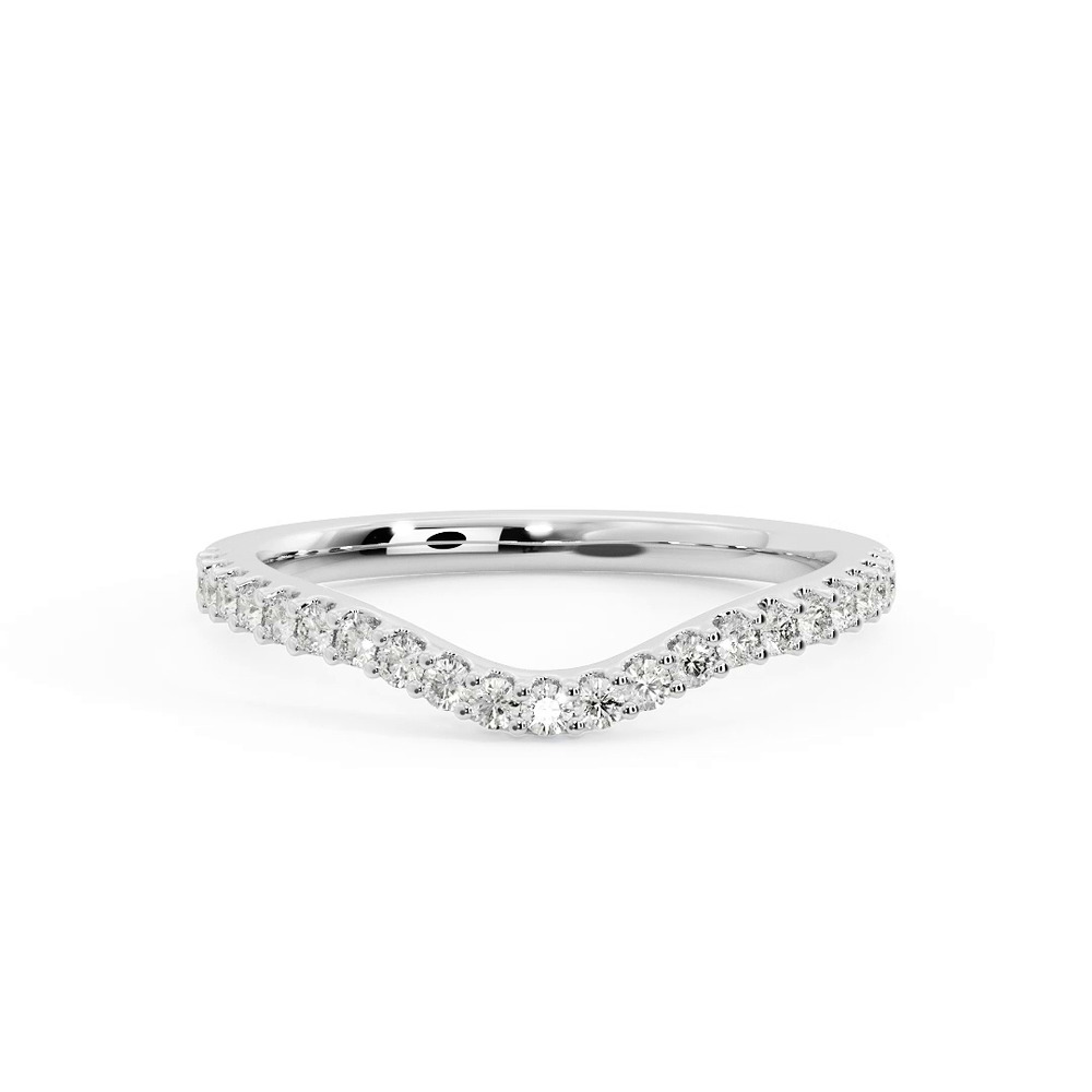 360 degree view of Gwendolyn Pave Band