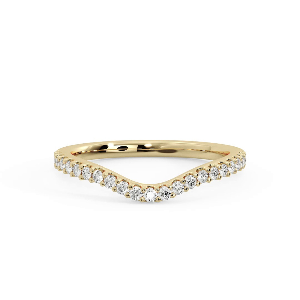 360 degree view of Gwendolyn Pave Band