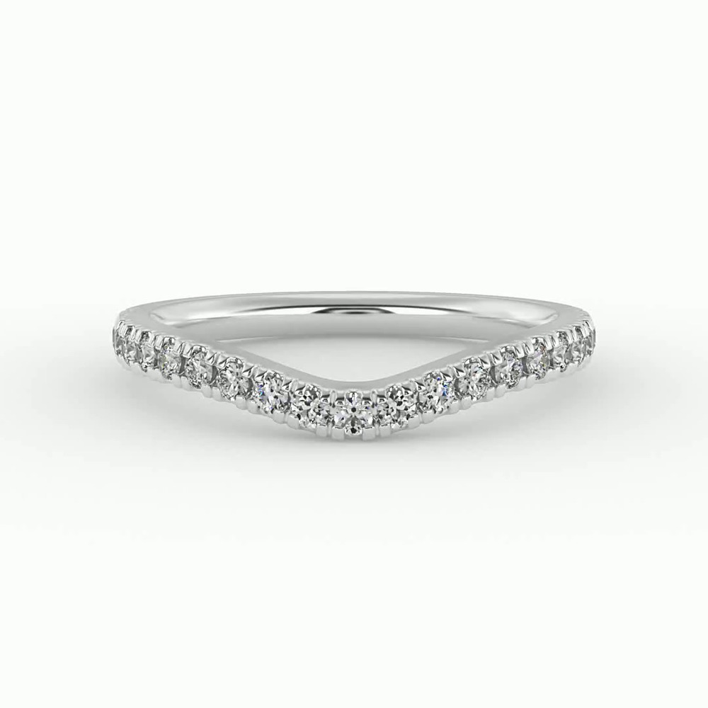 360 degree view of Eloise Pave Band