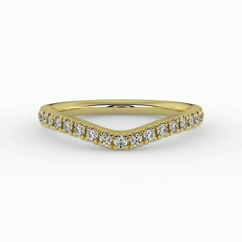 360 degree view of Eloise Pave Band