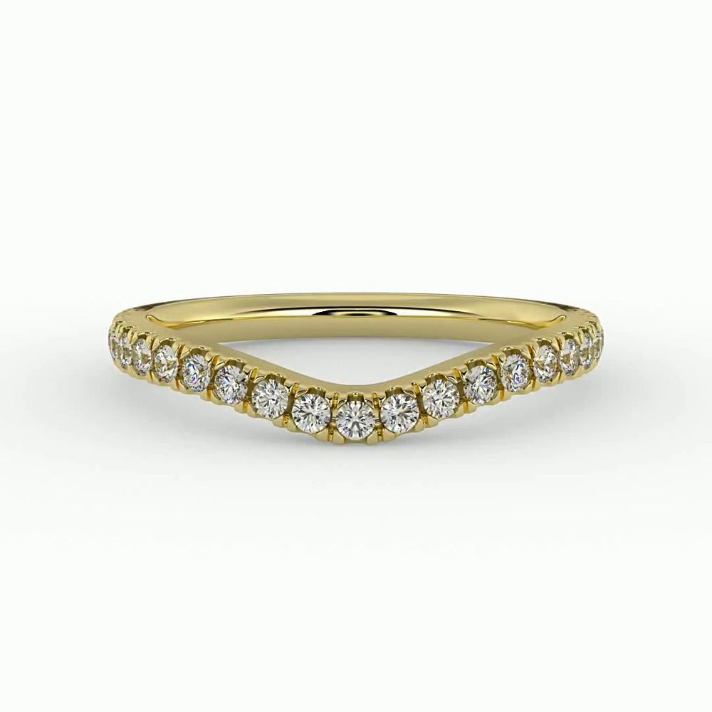 360 degree view of Amaya Pave Band