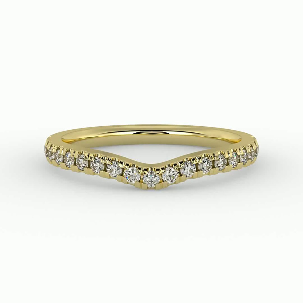 360 degree view of Juliana Pave Band