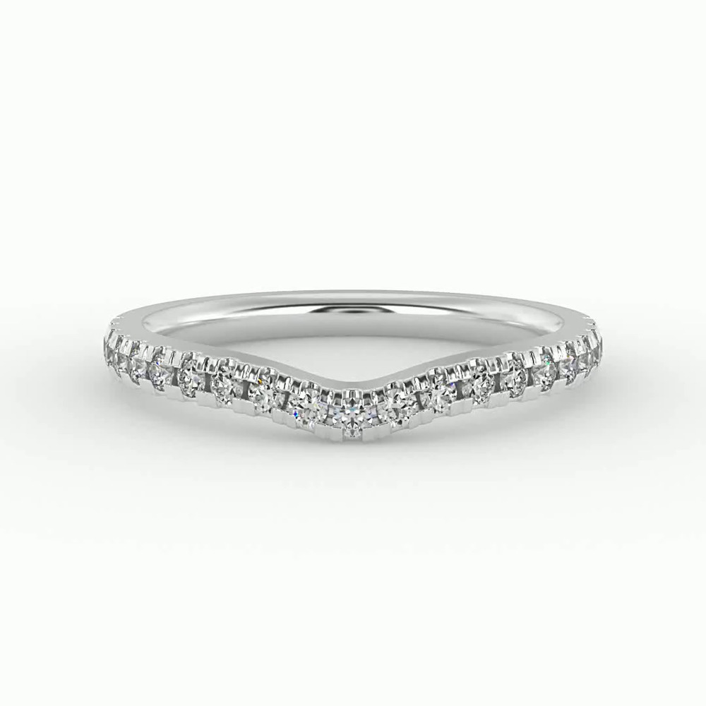 360 degree view of Juliana Pave Band