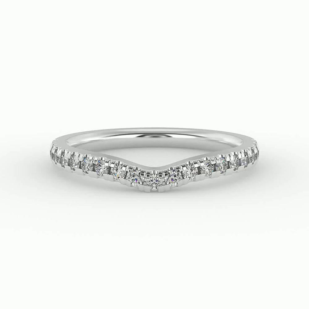 360 degree view of Jasmine Pave Band