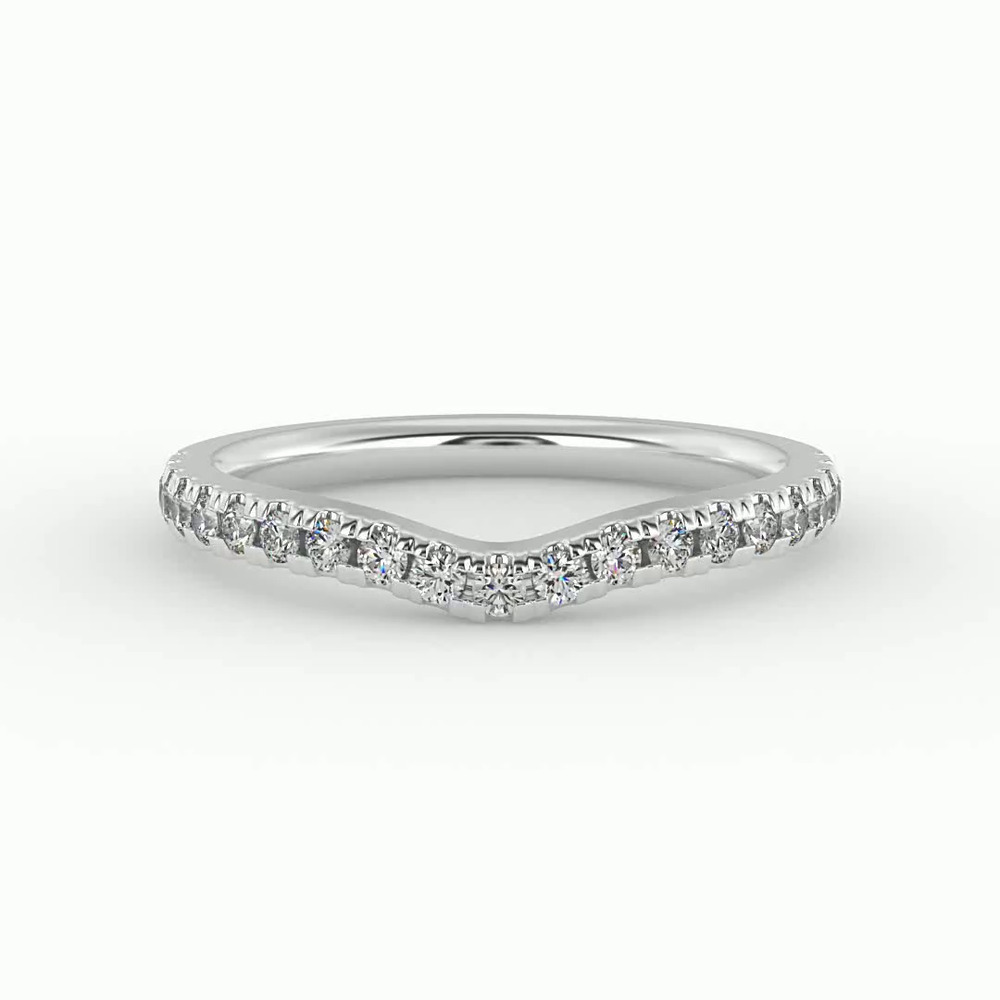 360 degree view of Millie Pave Band
