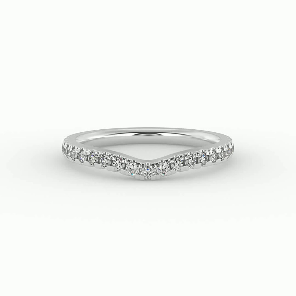 360 degree view of Sophia Pave Band