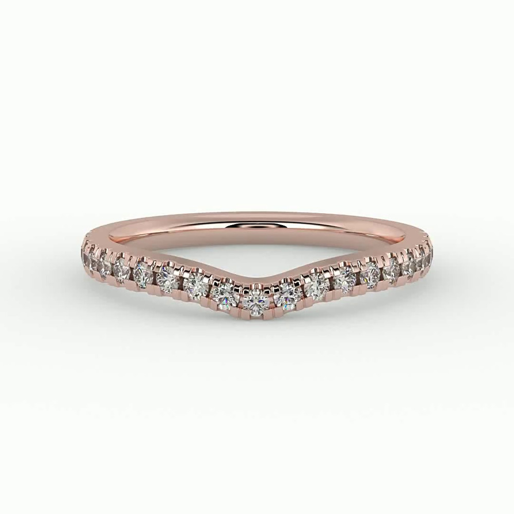 360 degree view of Cecilia Pave Band