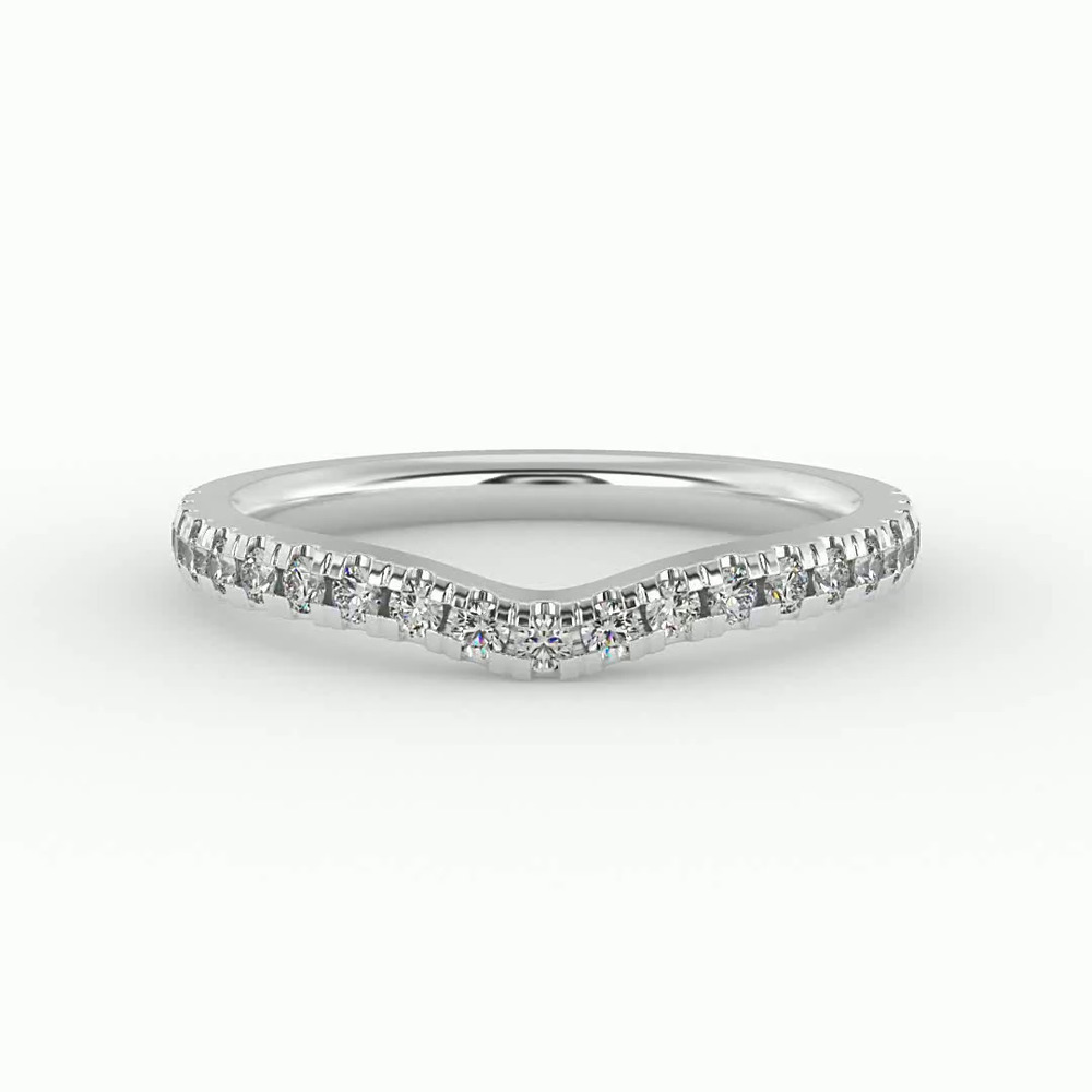 360 degree view of Cecilia Pave Band