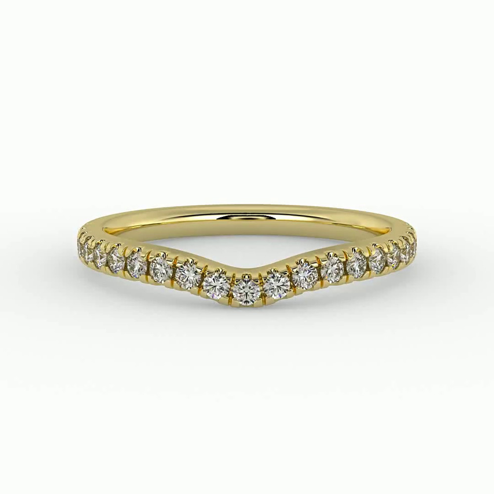 360 degree view of Olive Pave Band