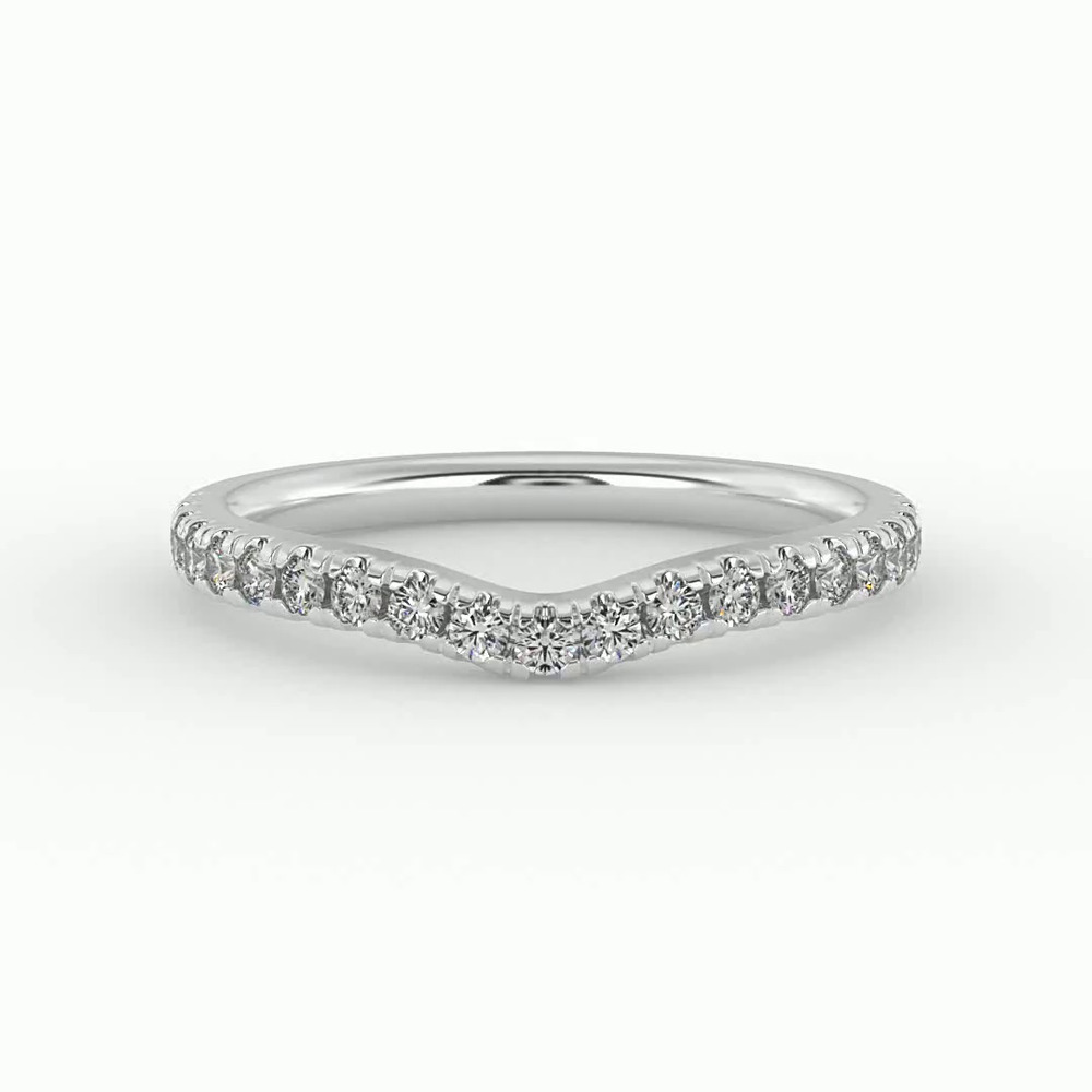 360 degree view of Olive Pave Band
