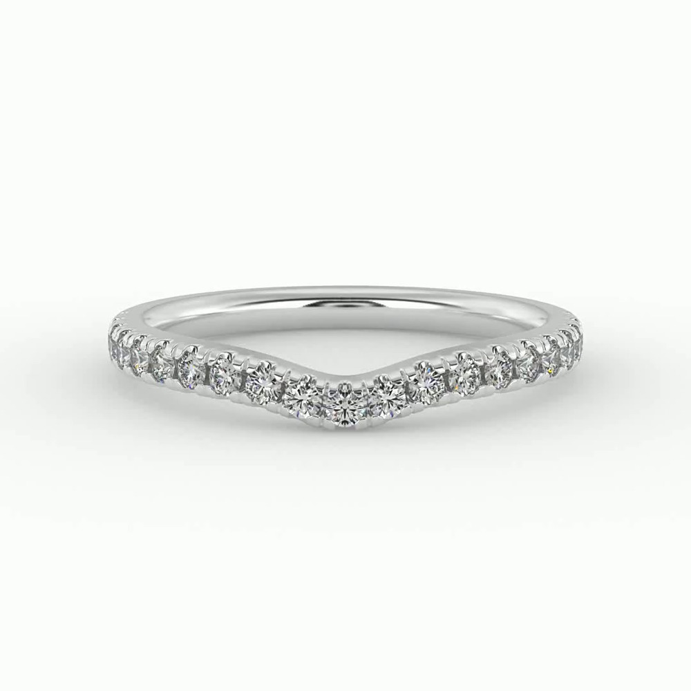 360 degree view of Summer Pavé Diamond Band