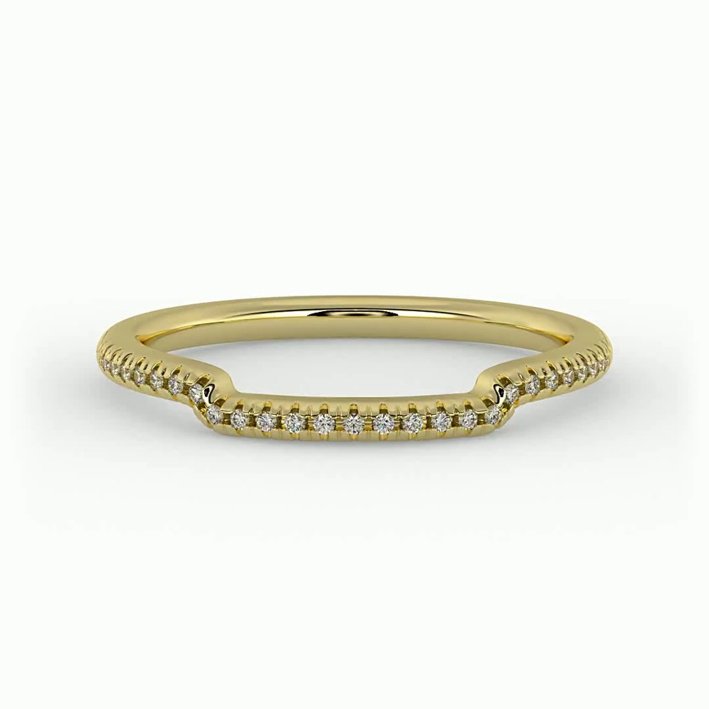 360 degree view of Gemma Pave Band