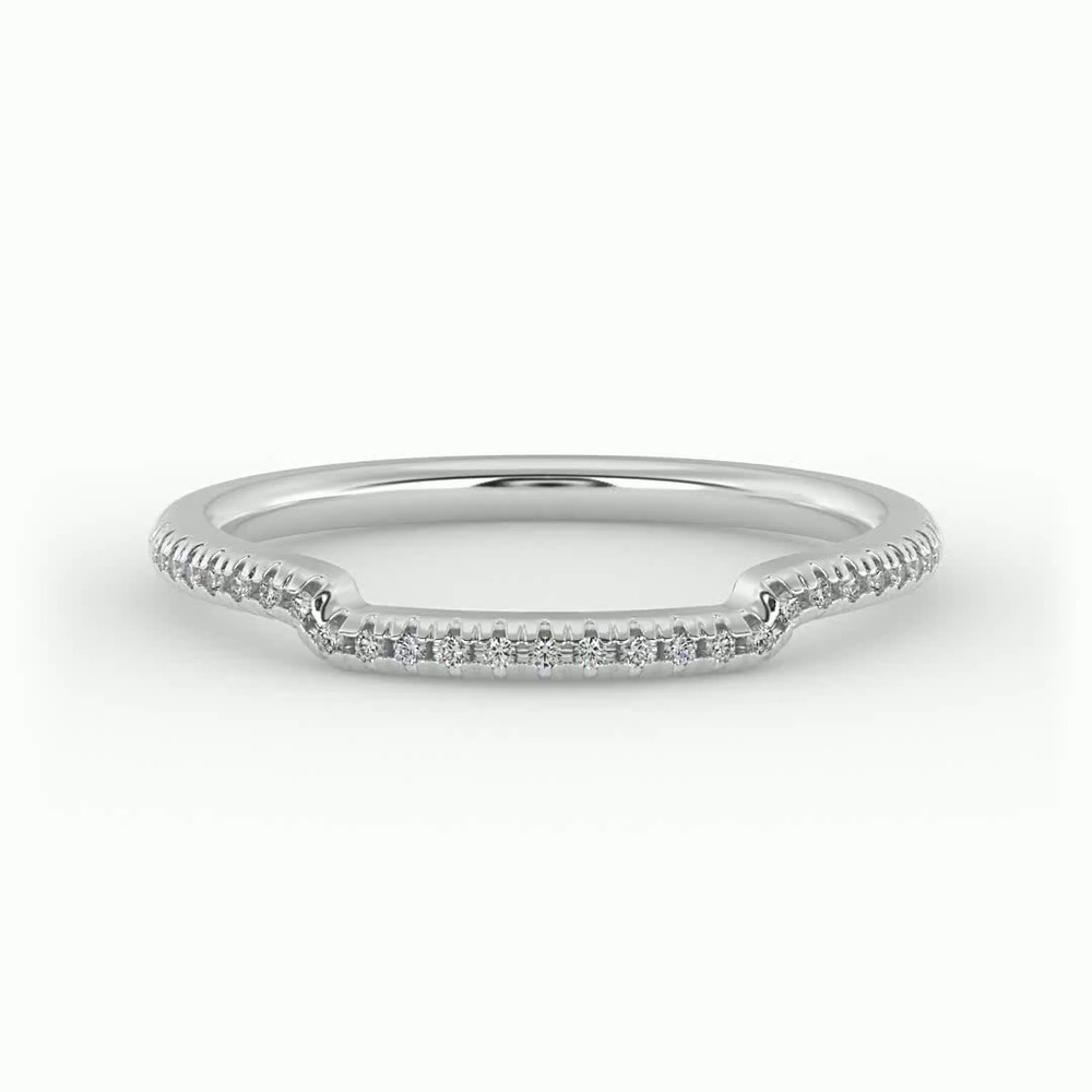 360 degree view of Gemma Pave Band