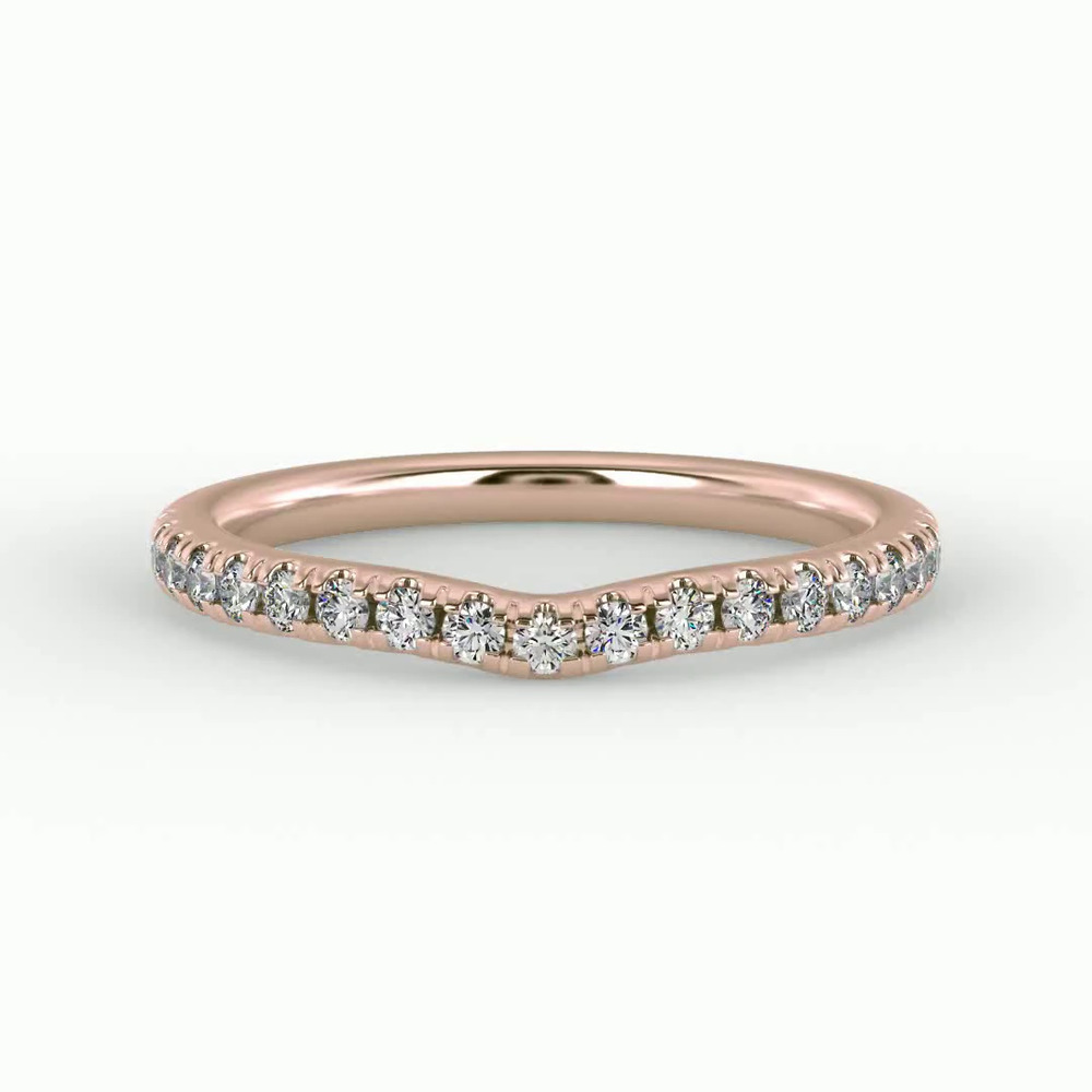 360 degree view of Lily Pave Band
