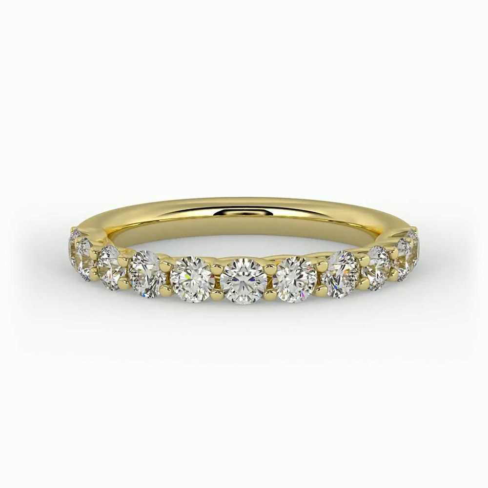 360 degree view of Annabelle Pave Band