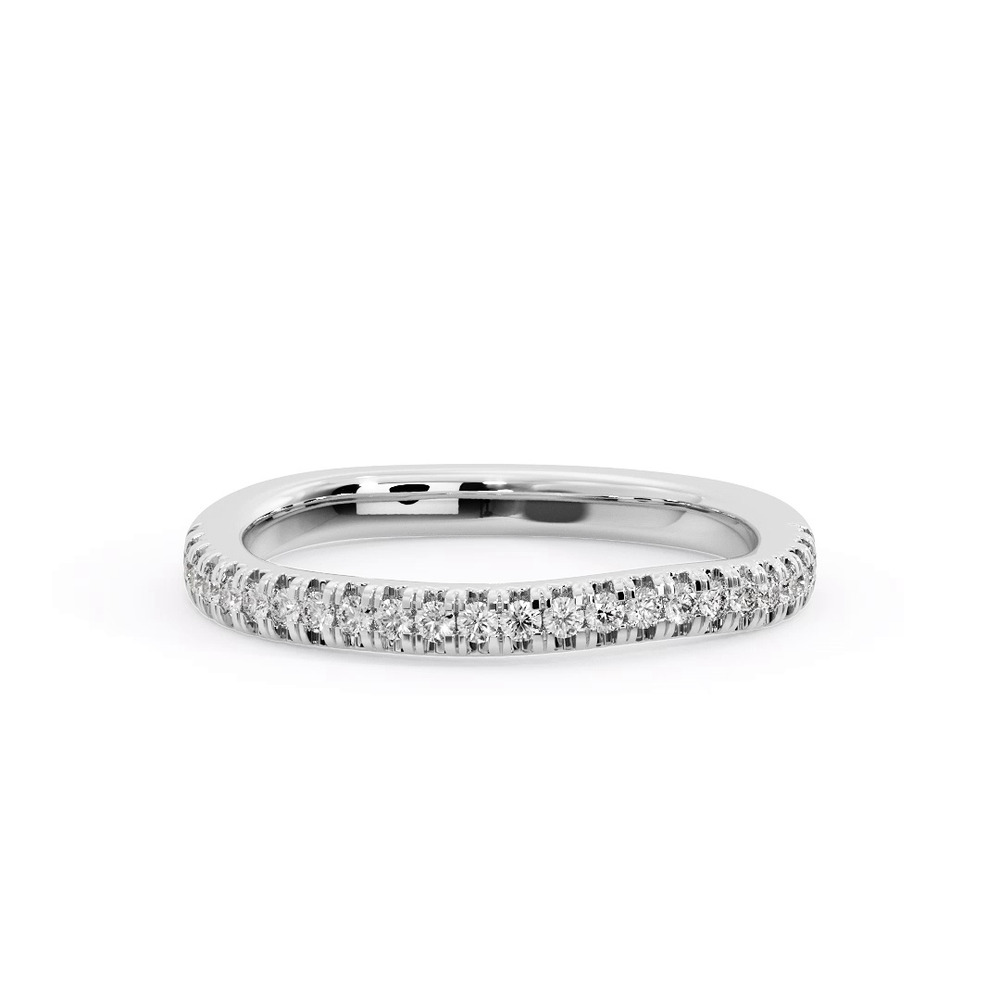 360 degree view of Trinity Pave Band