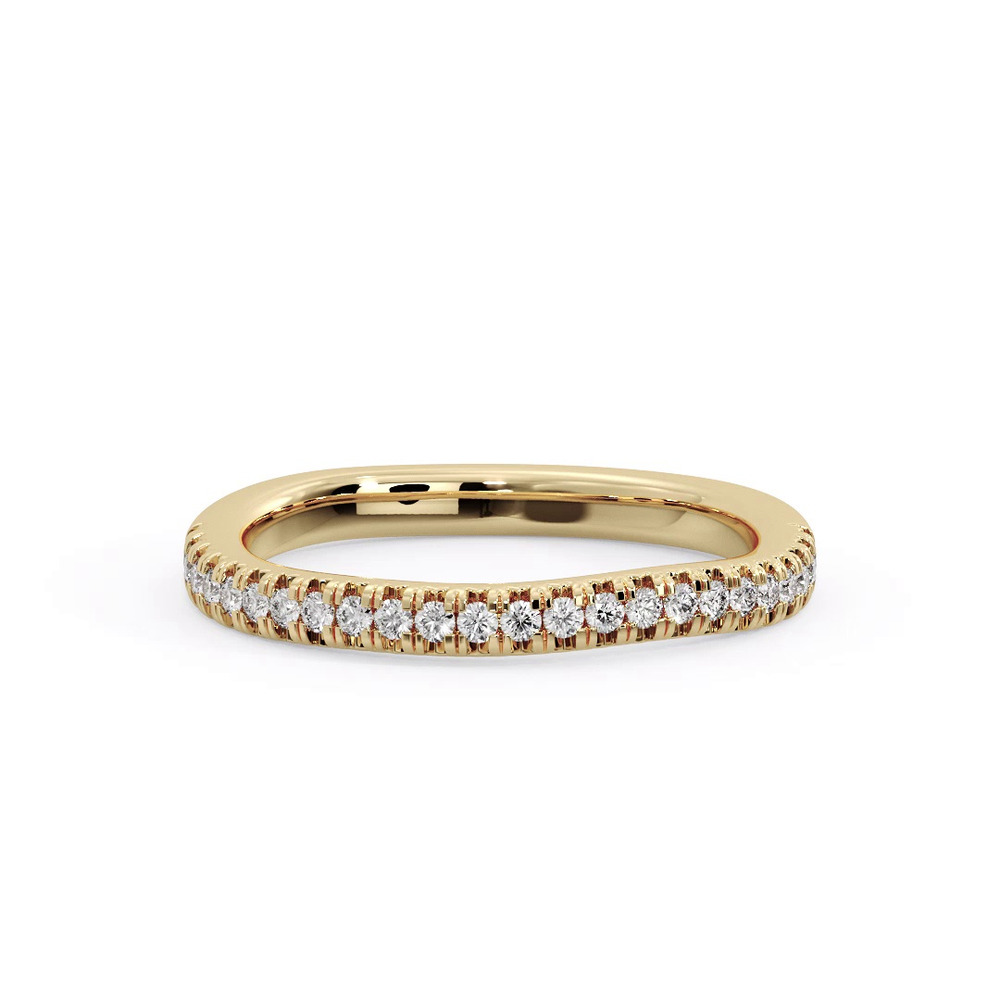 360 degree view of Trinity Pave Band