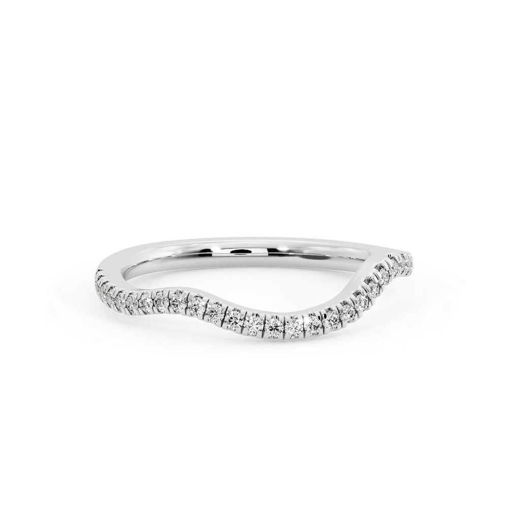 360 degree view of Alivia Pave Band