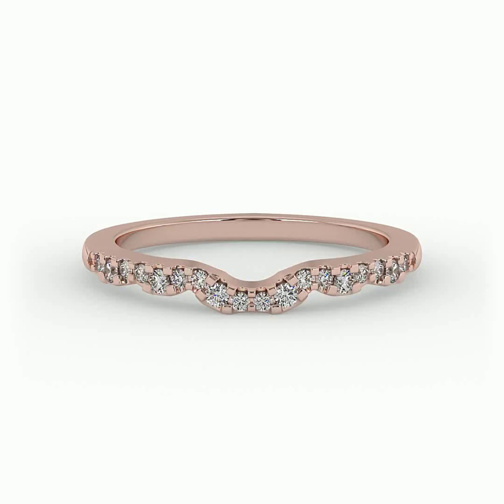 360 degree view of Samara Pave Band
