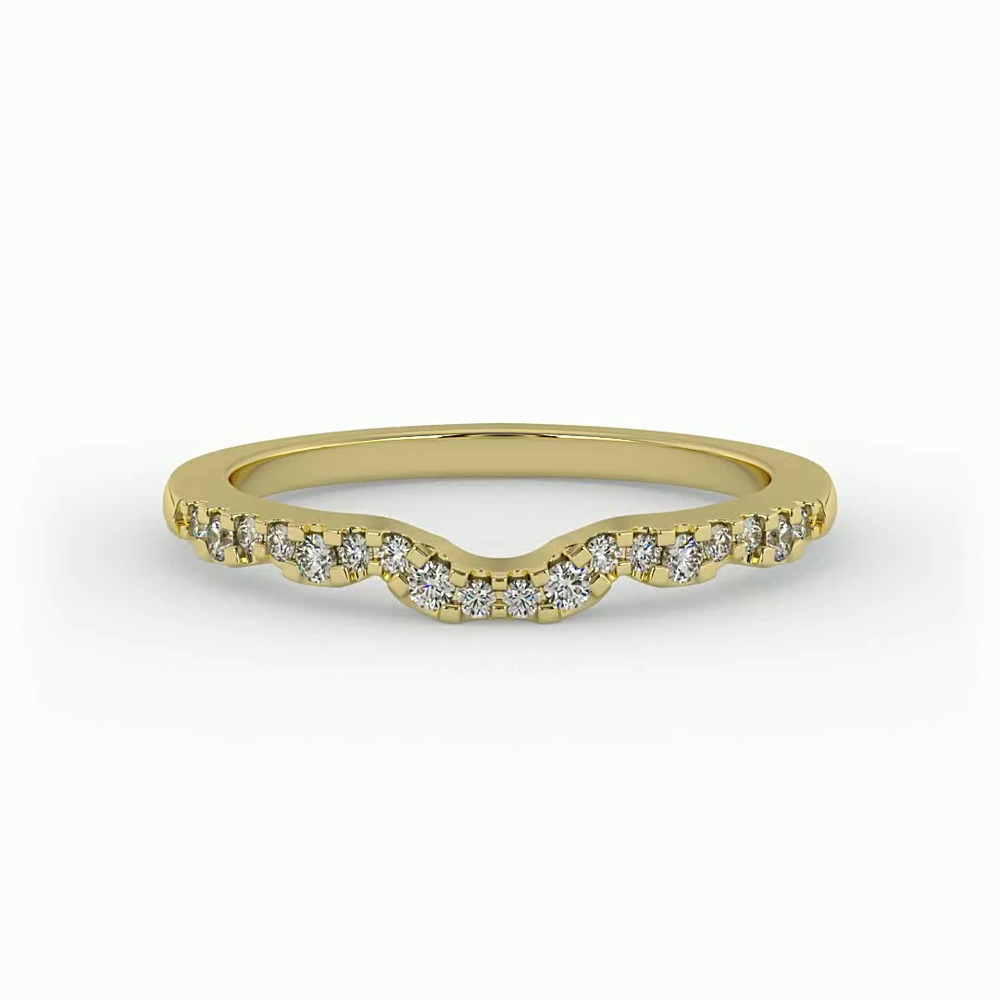 360 degree view of Samara Pave Band
