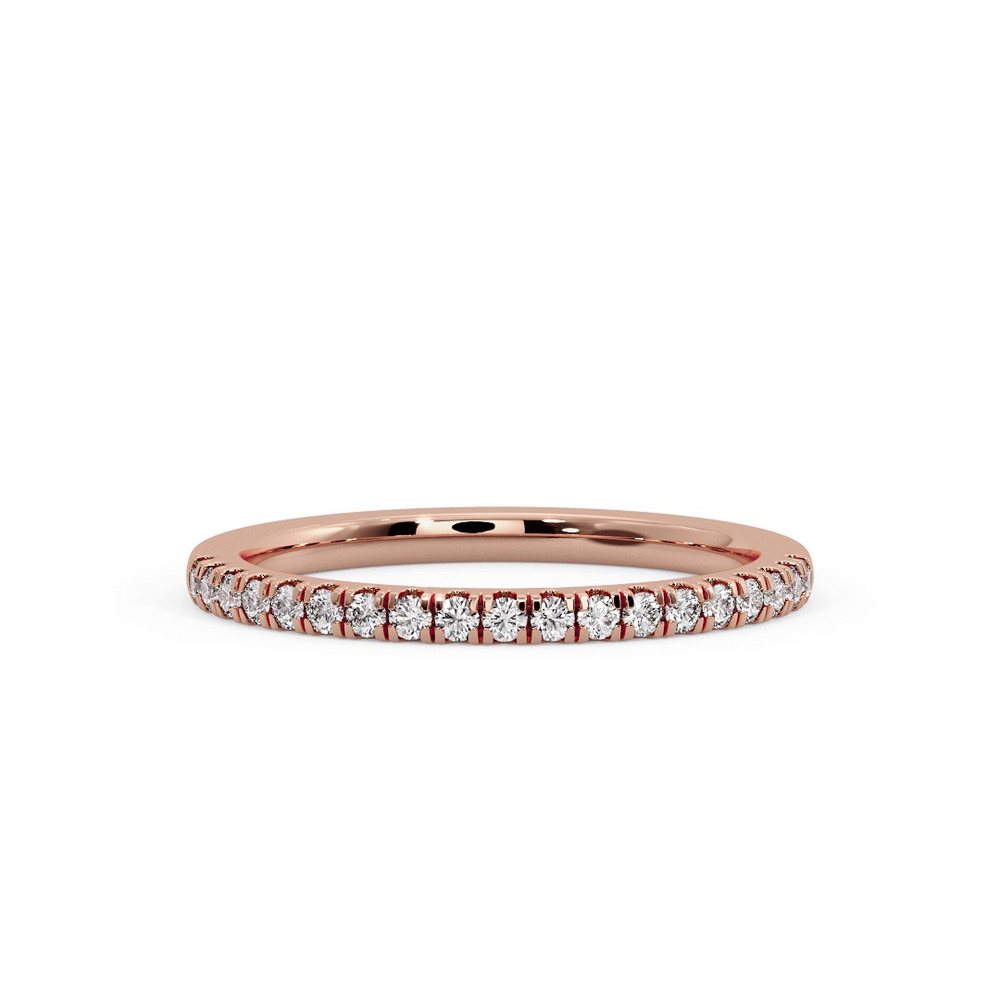 360 degree view of Celeste Pave Band