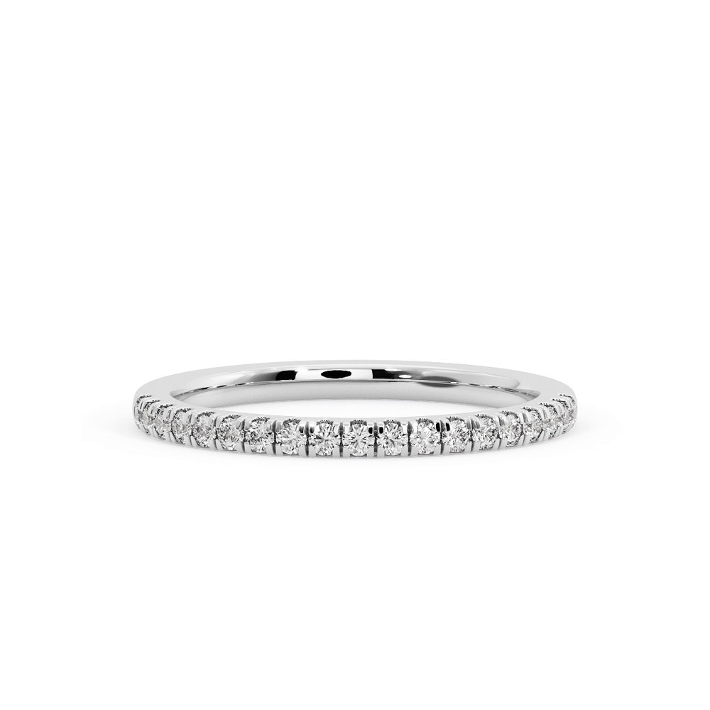 360 degree view of Celeste Pave Band