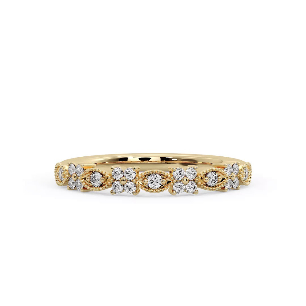 360 degree view of Evangeline Pave Band