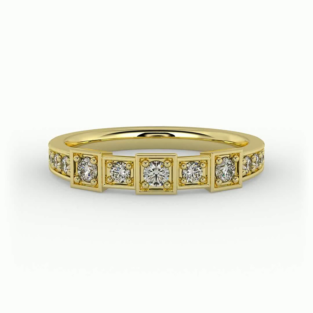 360 degree view of Everlee Pave Band
