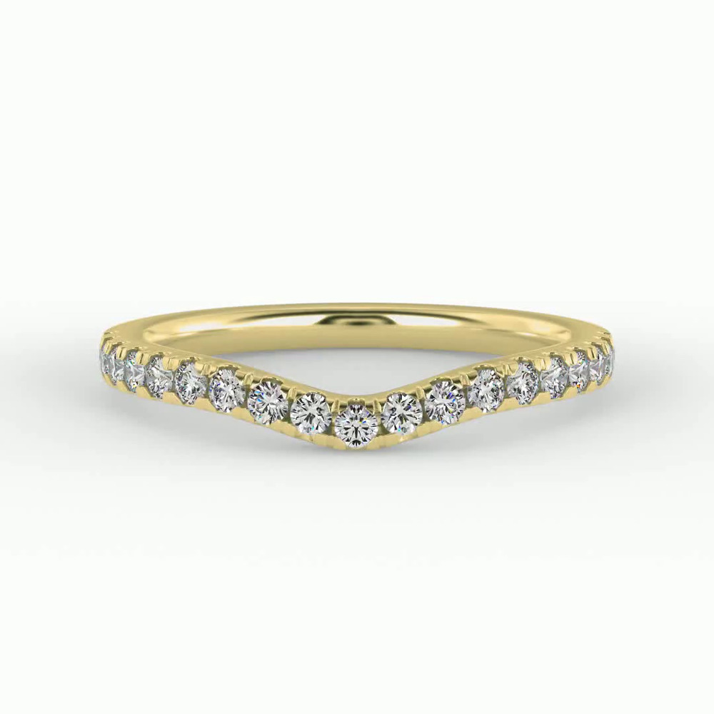 360 degree view of Ilana Pave Band