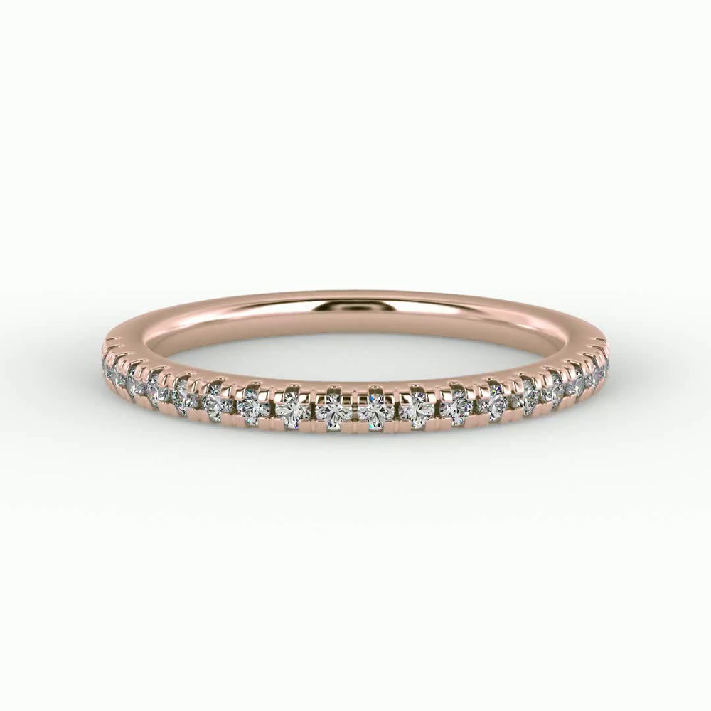 360 degree view of Maya Pave Band