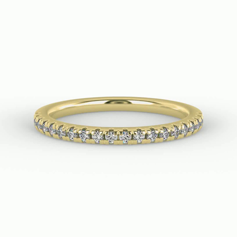 360 degree view of Maya Pave Band