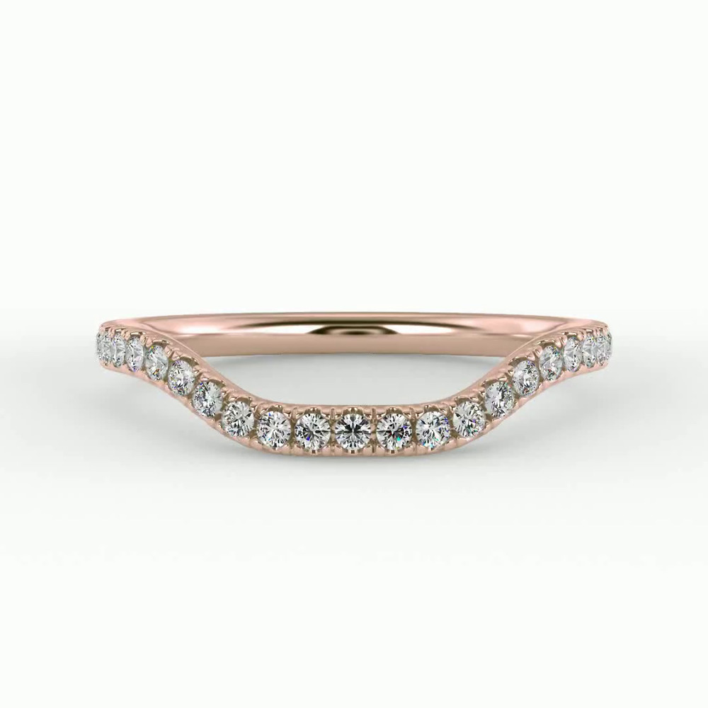 360 degree view of Aaliyah Pave Band