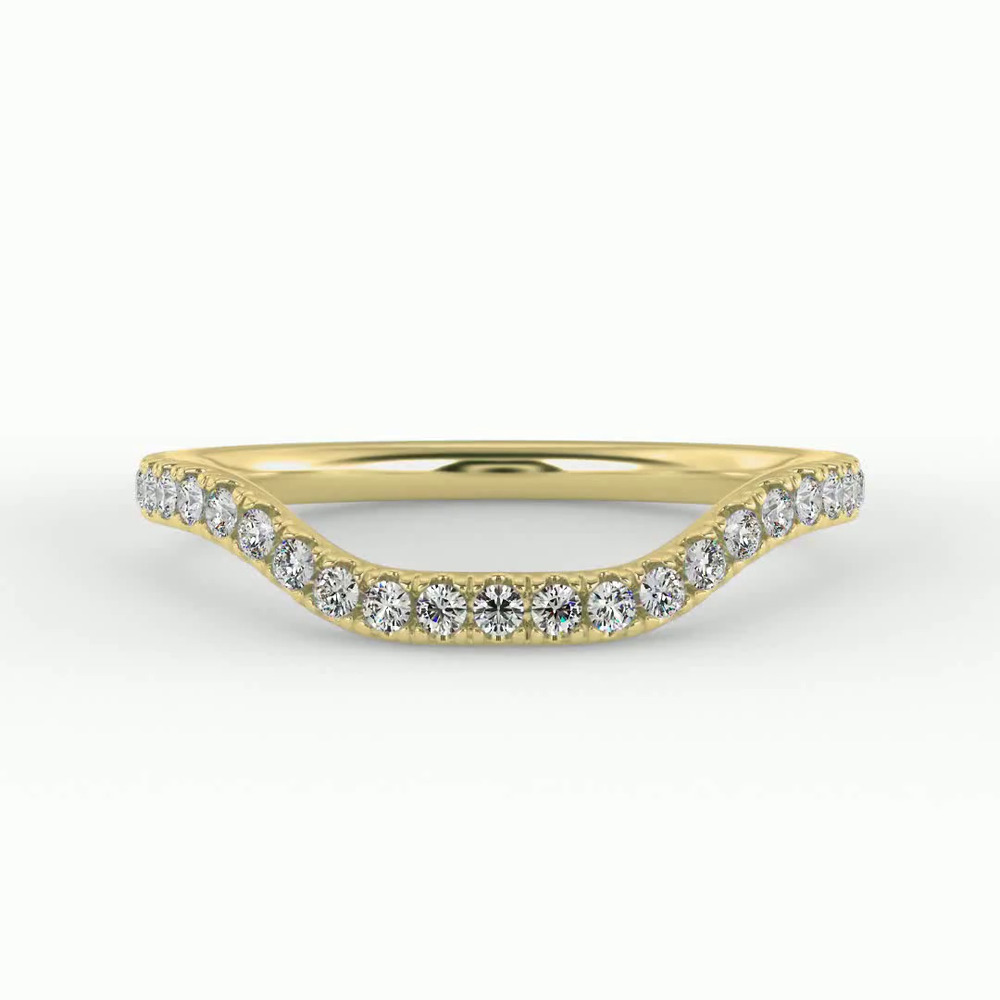 360 degree view of Aaliyah Pave Band